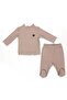 Embroidered Camisole Baby Girl Booties Set - 2