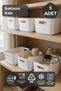 5 Pcs Storage Container Organizer Organizer White Color Plastic Multipurpose Organizer - 2