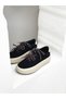 26K372 Double Lace Khaki Leather Thick Sole Sneaker Sports Shoes