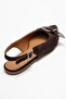 Dorothy Brown Suede Genuine Leather Buckle Pointed Toe Women's Sandals - 5