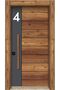 Apartment -Wall - Door Number 3 mm Laser Cut White Plexiglass Self Adhesive Number - 4 Four - 2