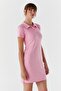Polo Neck Dress Pink - 2