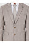 Beige Slim Fit Striped Wool Cashmere Blend Suit 50295308-Vr011 - 7