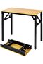 Folding Table, Standing Computer Desk, Multi Functional Camping Table, Coffee Table, with