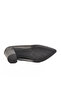 Black Heeled Women's Evening Dress Shoes Pc-54733 Z - 5