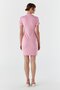 Polo Neck Dress Pink - 5