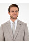 Beige Slim Fit Striped Wool Cashmere Blend Suit 50295308-Vr011 - 2