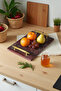Multi-Purpose Cabinet Set Burgundy Marble Tray Candle Aurora “Towards Love” Romance Candle
