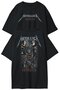 Unisex Metallica Unforgiven Back Printed T-Shirt, Oversize Rock Band Themed T-Shirt