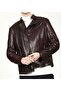 Jumbo Genuine Leather Sports Men's Coat - 3