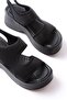 24414-573 Black Dalgıç Daily Wedge Heel Women's Sandals - 4