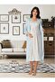 Maternity Maternity Dressing Gown Nightgown Set (Nightgown Short Sleeve) - 2