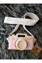 Retro Natural Toy Camera, Gift Handmade for Small Children Babies - Baby Pink - 2