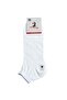 6 Pieces Large Size Men's White Booties Socks 44-48 - 3