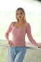 Women's Heart Collar Winter Knitwear Blouse - 2