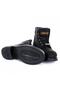 M5121 Genuine Leather Black Lace-Up Zippered Unisex Winter Boots - 4