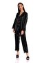 Women's Black 6-Piece Nightgown Set T3076 - 5