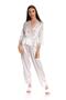 Ecru Women's Nightgown Set 6 Pieces - T3077 - 5