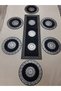 Placemat/runner/table/tablecloth/velvet/7 Piece Food Presentation Set