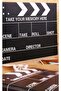 Black Leaf Notebook with Clapper Cover Suitable for Making Photo Albums - 2