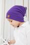 Boy's Purple Neck Collar Brown Rope Detailed Beret Set - 5