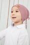 Boy's Dusty Rose Neck Collar Rope Detailed Beret Set - 7