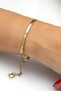 Women's Italian Gold Steel Bracelet