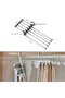 Pants Tie Hanger Movable Hanger Closet Organizer Metal Hanger 5-Piece Closet Hanger - 2