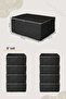 8 Pieces of Plain Gray Large Storage Bags - 65X45X22Cm