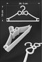 Children's Clothes Hanger 18 Pieces Baby Hanger with Bow Baby Kids Clothes Hanger - 5