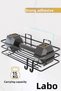 Bathroom Organizer Shampoo Holder Soap Dish 1 PCS Luxury Metal Adhesive 2 Hangers Shower Shelf Organizer - 5