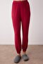 Burgundy Raglan Sleeve Viscose Knitted Pajama Set Thmaw26Pt00019 - 4