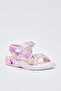 Pembe Renk Bloklu Işıklı Küçük Kız Çocuk Kids Spor Sandalet TAKSS25SD00070 - 3