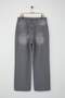 Gri Yüksek Bel Straight Fit %100 Pamuk Non-Strerch Denim Büyük Beden Jeans TBBSS24CJ00050 - 7