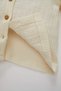 Baby Girl School Baby Collar Long Sleeve Buttoned Muslin Shirt D2857A524Au - 4