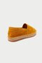 Mubiano Genuine Leather Collection Women's Suede Espadrille Ballerina Mustard -Mcsvt23Tms002-Hrd - 6