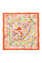 Bird & Flower & Fruit Pattern Scarf Bandana 50X50 cm - 2