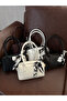Women's Burgundy Adjustable Strap Hand and Shoulder Bag with Scarf and Card Holder Gift Mori - 7