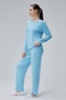 Lily 1St Quality Bamboo Lycra Women's Long Sleeve Pajamas Suit - 4