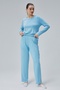 Lily 1St Quality Bamboo Lycra Women's Long Sleeve Pajamas Suit - 3