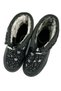 Daily Children's Winter Sports Boots Furry Lace Up Zipper Patterned Sole Shoes F200 - 5