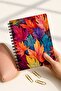 School Notebook Set with Spiral Checkered, A5 Size 50 Sheets 100 Sheets Set of 4, Set with Sheets - 7
