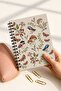 School Notebook Set with Spiral Checkered, A5 Size 50 Sheets 100 Sheets Set of 4, Animal Set - 6