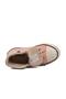 Powder-Beige Ankle Length Children's Sneakers with Fur Inside 005-F - 4