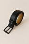 Children's Belt Black Buckle Jeans and Fabric Trousers - 2