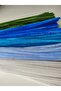 125 Pieces Set of 5 Blue Shades Chenille (Cobalt Blue, Dark Blue, Army Green, Light Blue, White) - 4