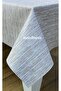 Thick Fiber Lining Mesh Cloth Appearance Non-Slip Wipeable Pvc Tarpaulin Tablecloth - 4