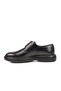 Black Opening Genuine Leather Men's Casual Shoes 70914 m - 3
