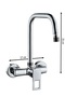 Trento Black Detail S-Line 360 through the Wall ° Kitchen Sink Faucet - 2