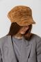 Camel Thick Fur Winter Hat Warm Fluffy Fur Textured Accessory Spk1128 - 6